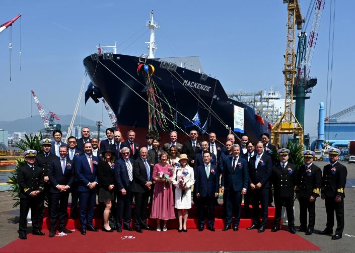 Boxship duo christened at HJSC